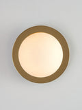 Houseof Brass Opal Disk Wall Light 16cm, UK version