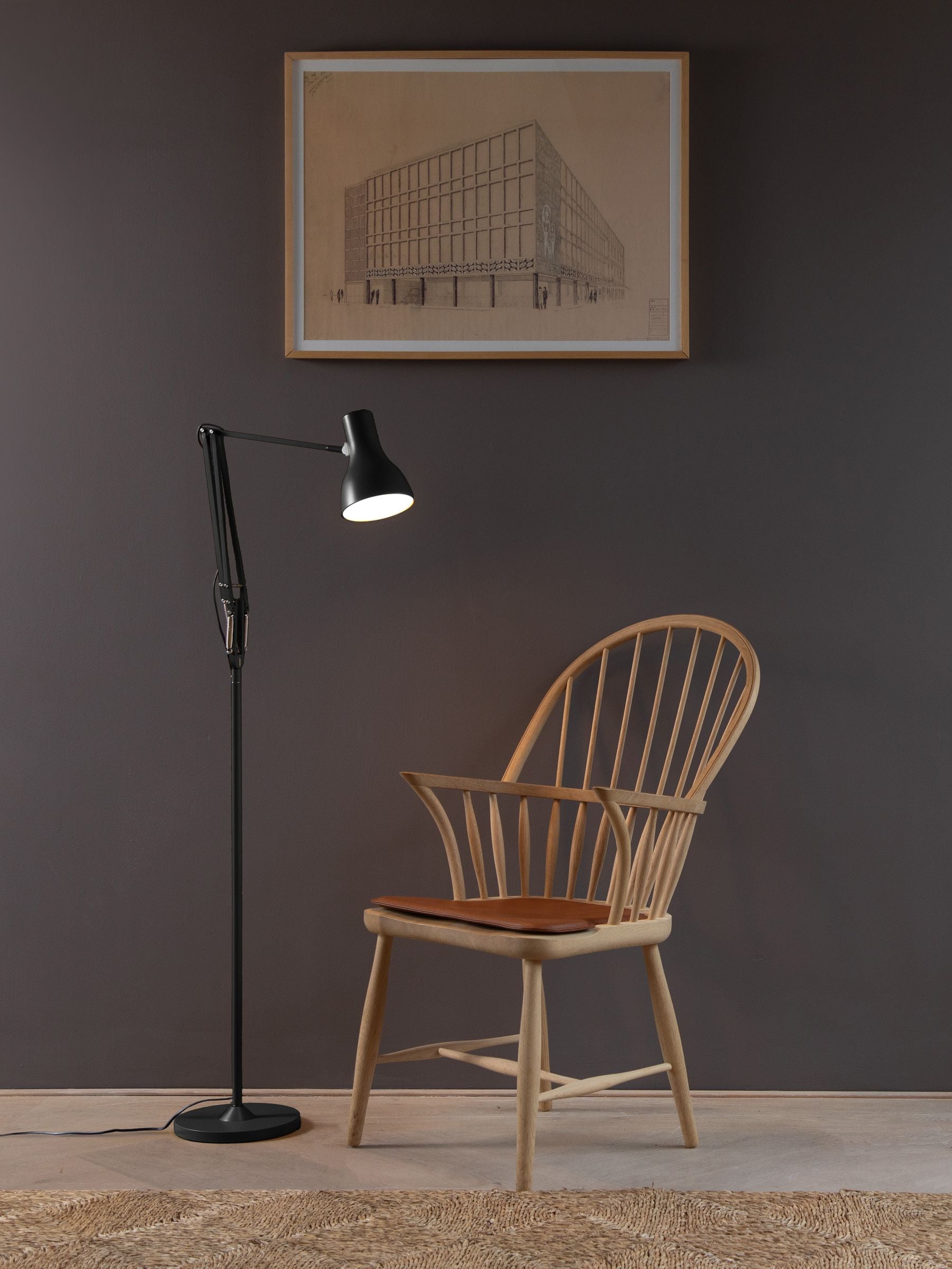 Anglepoise White Type 75 Floor Lamp