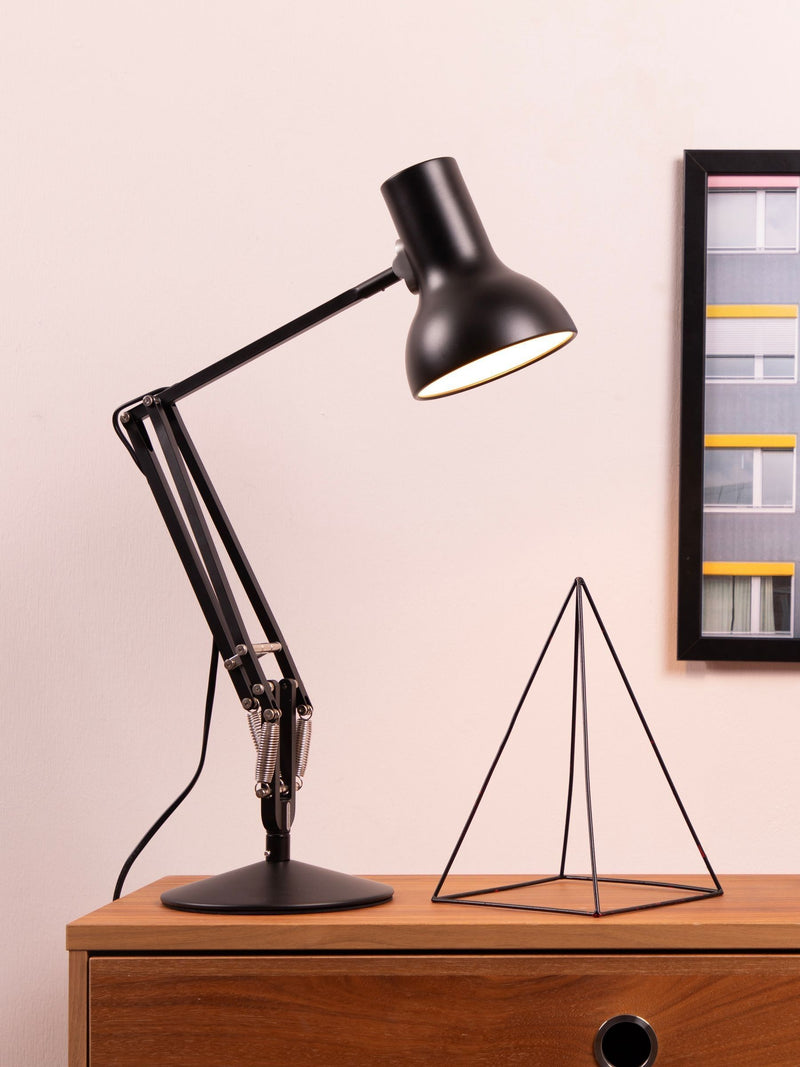 Anglepoise Type 75 Mini black desk lamp (British brand)