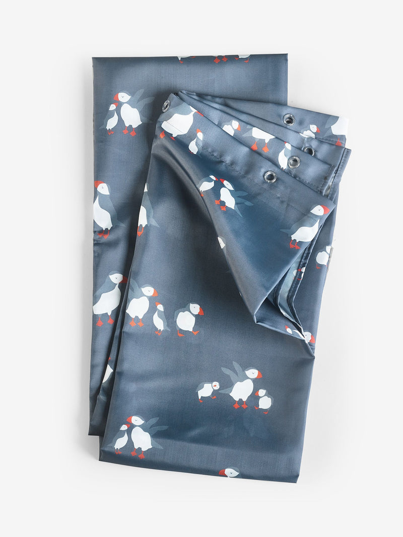 Blue Puffin Shower Curtain