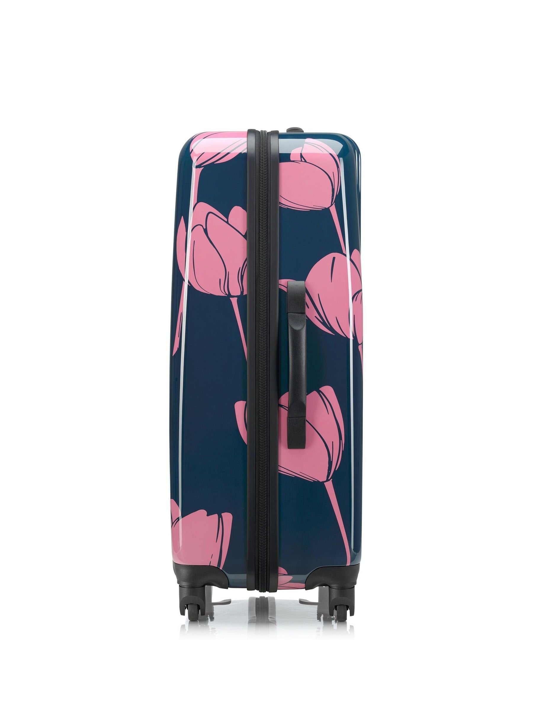 Tripp Blue Tulip Print Suitcase 77cm, imported from the UK