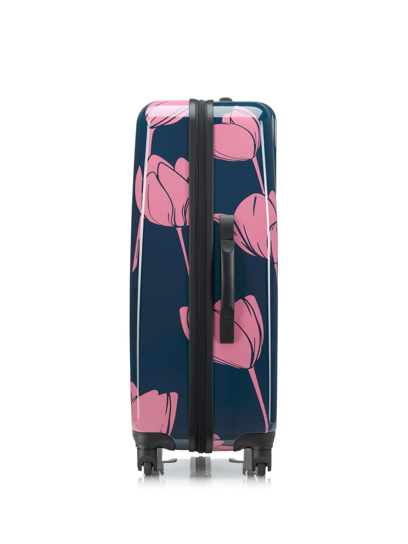 Tripp Blue Tulip Print Suitcase 77cm, imported from the UK