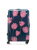 Tripp Blue Tulip Print Suitcase 77cm, imported from the UK