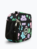 Hype Black Happy Flowers lunch box 4L, imported from the UK