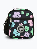 Hype Black Happy Flowers lunch box 4L, imported from the UK