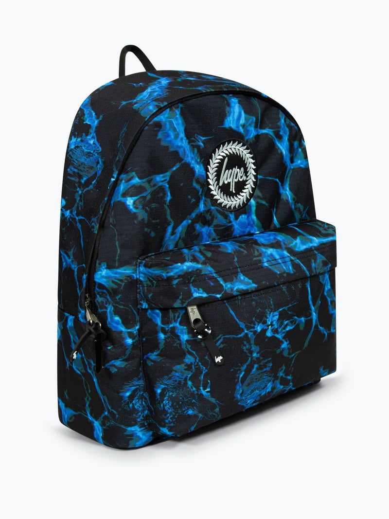 Hype Blue Multi X-Ray Pool backpack for school, UK version
