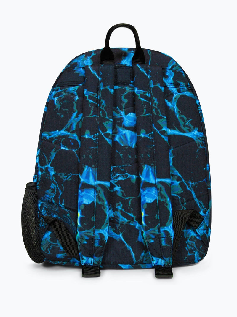 Hype Blue Multi X-Ray Pool backpack for school, UK version