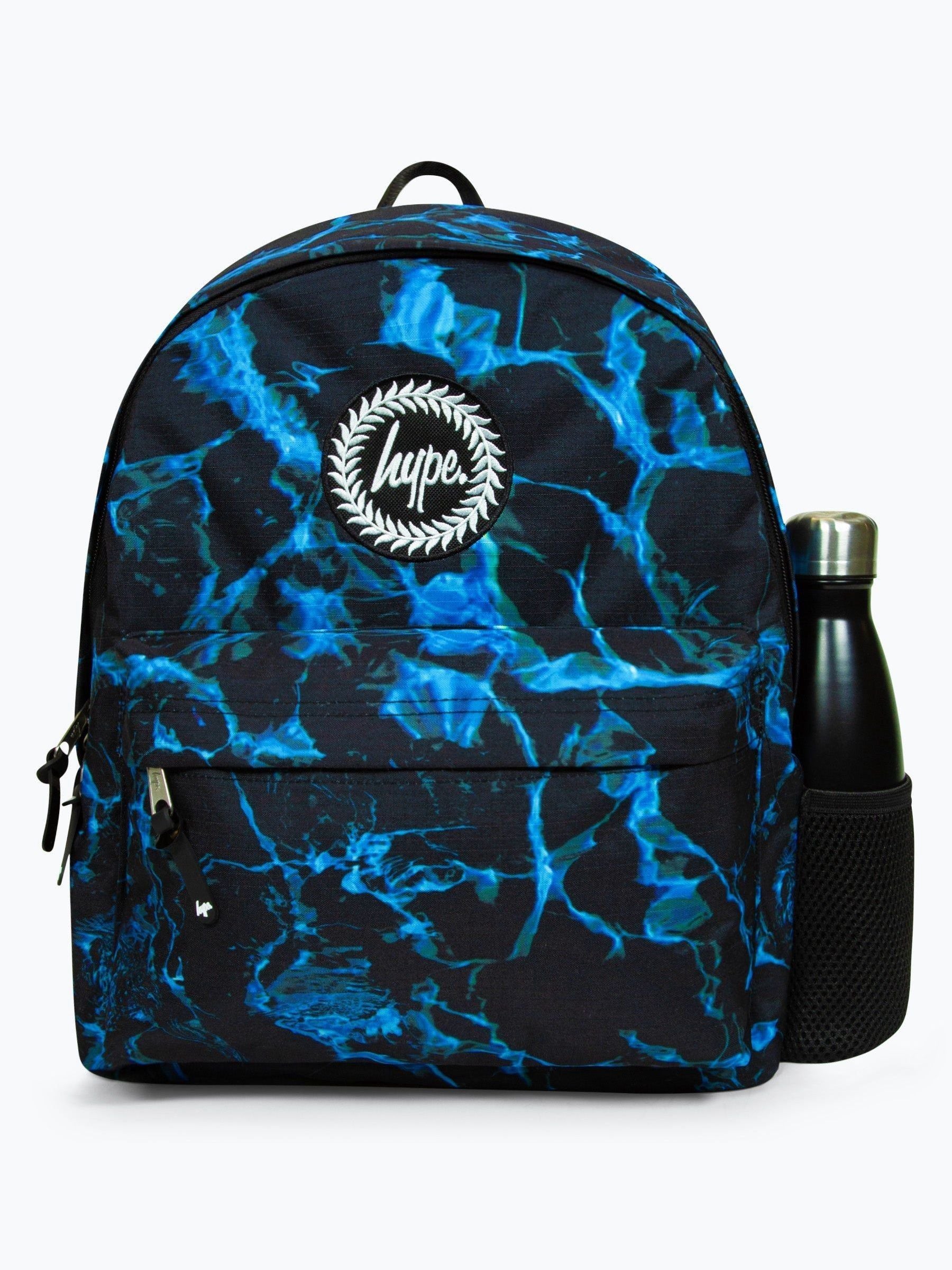 Hype Blue Multi X-Ray Pool backpack for school, UK version