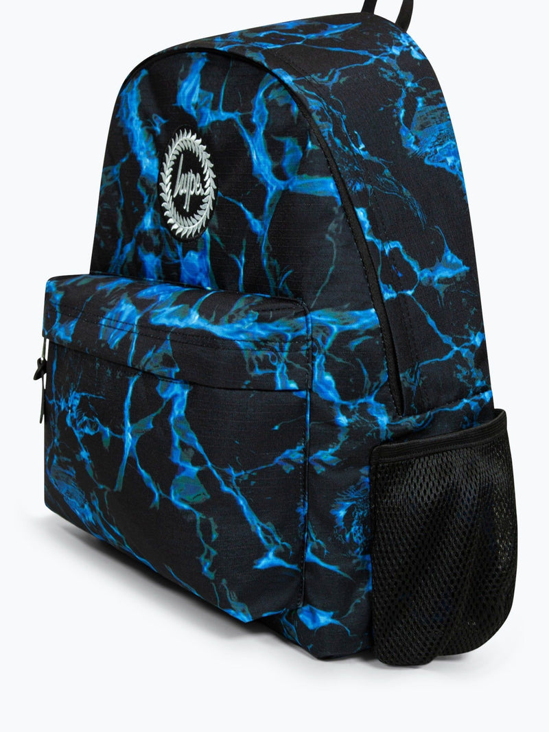 Hype Blue Multi X-Ray Pool backpack for school, UK version