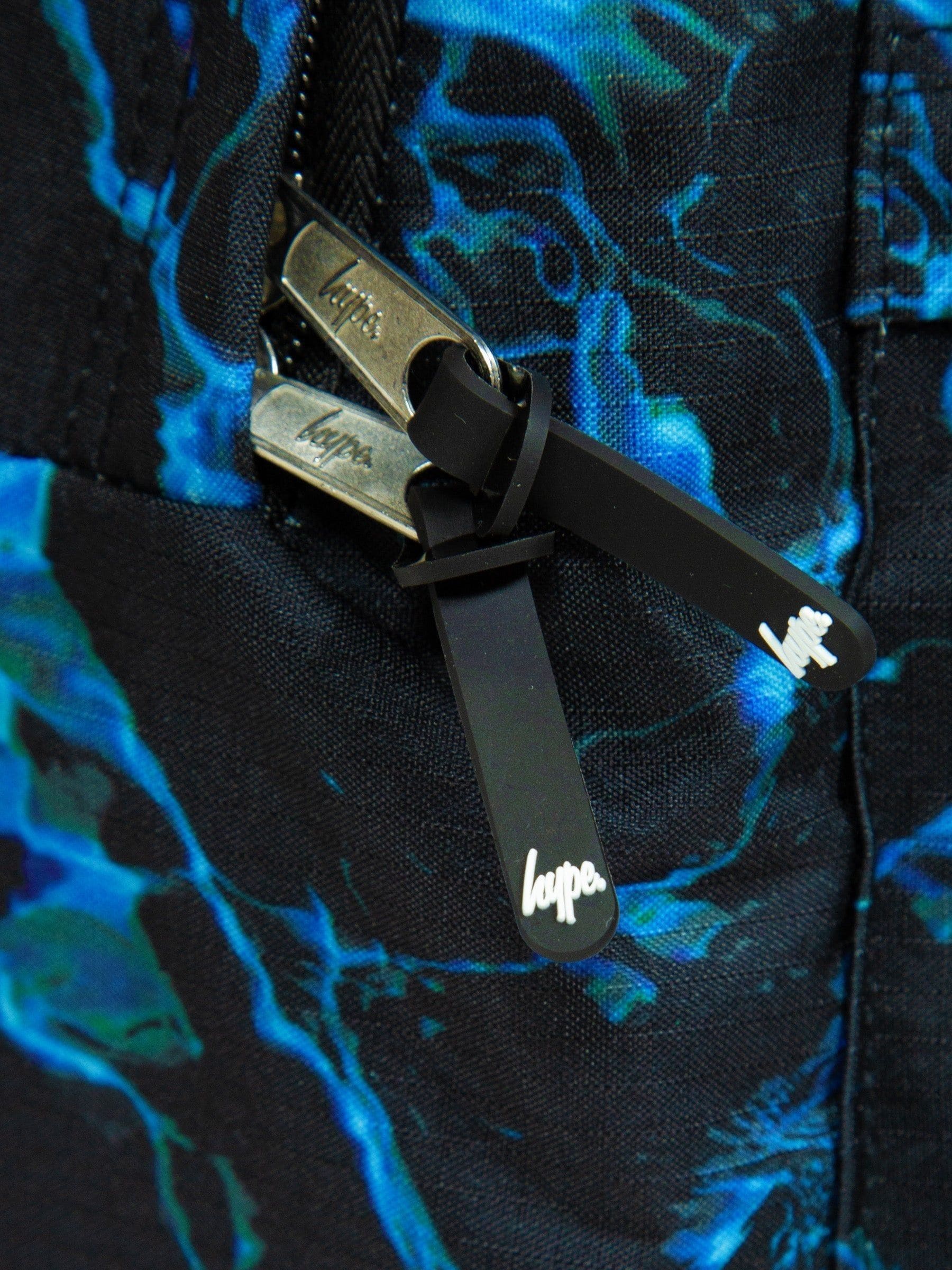Hype Blue Multi X-Ray Pool backpack for school, UK version