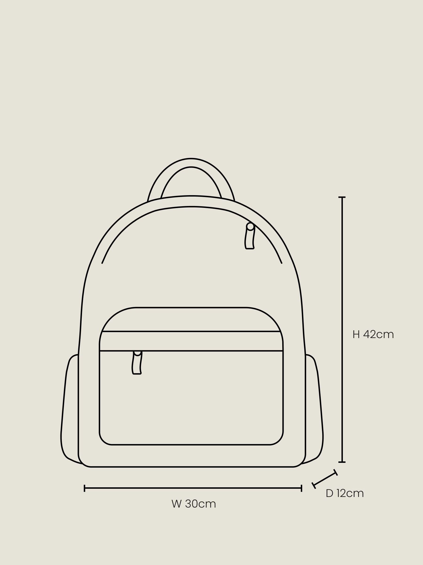 Hype blue pastel abstract backpack 42cm, UK version