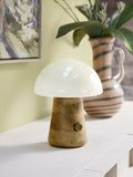 Natural Bjorn rechargeable wireless table lamp (British brand)