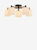 Black Ryker 5 light flush ceiling light, imported from the UK