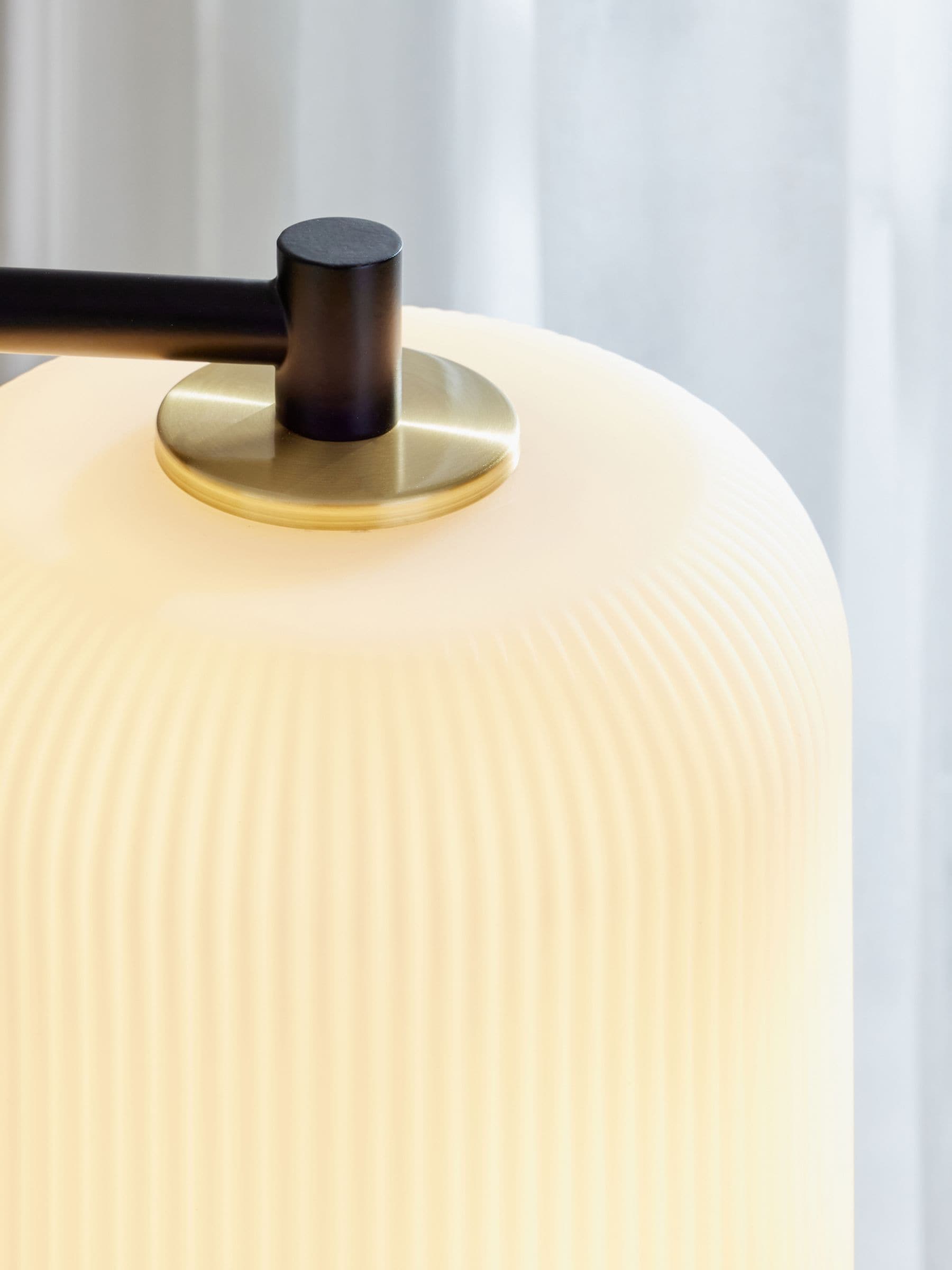 Floor lamp Black Ryker 150cm tall - British product