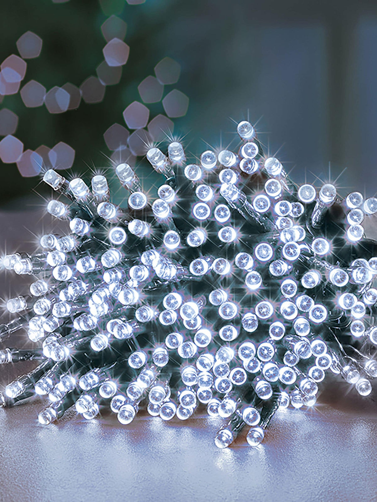 Premier Decorations 360 LED Christmas lights with timer (British brand)