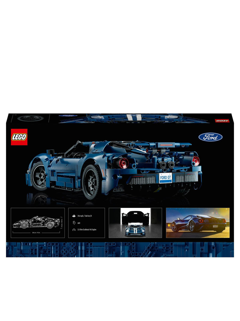 LEGO Technic 2022 Ford GT model set 1:12 scale, UK version