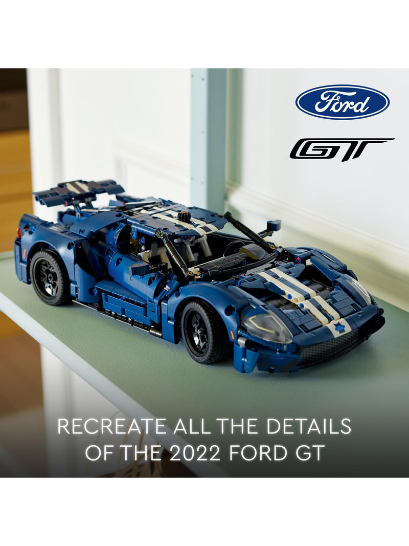 LEGO Technic 2022 Ford GT model set 1:12 scale, UK version