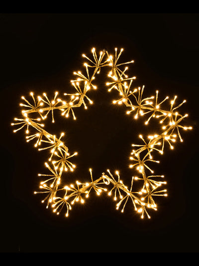 Next Premier Decorations Ltd Warm White 60cm Star Cluster Christmas Lights with 240 LEDs- Buy online at McGrocer