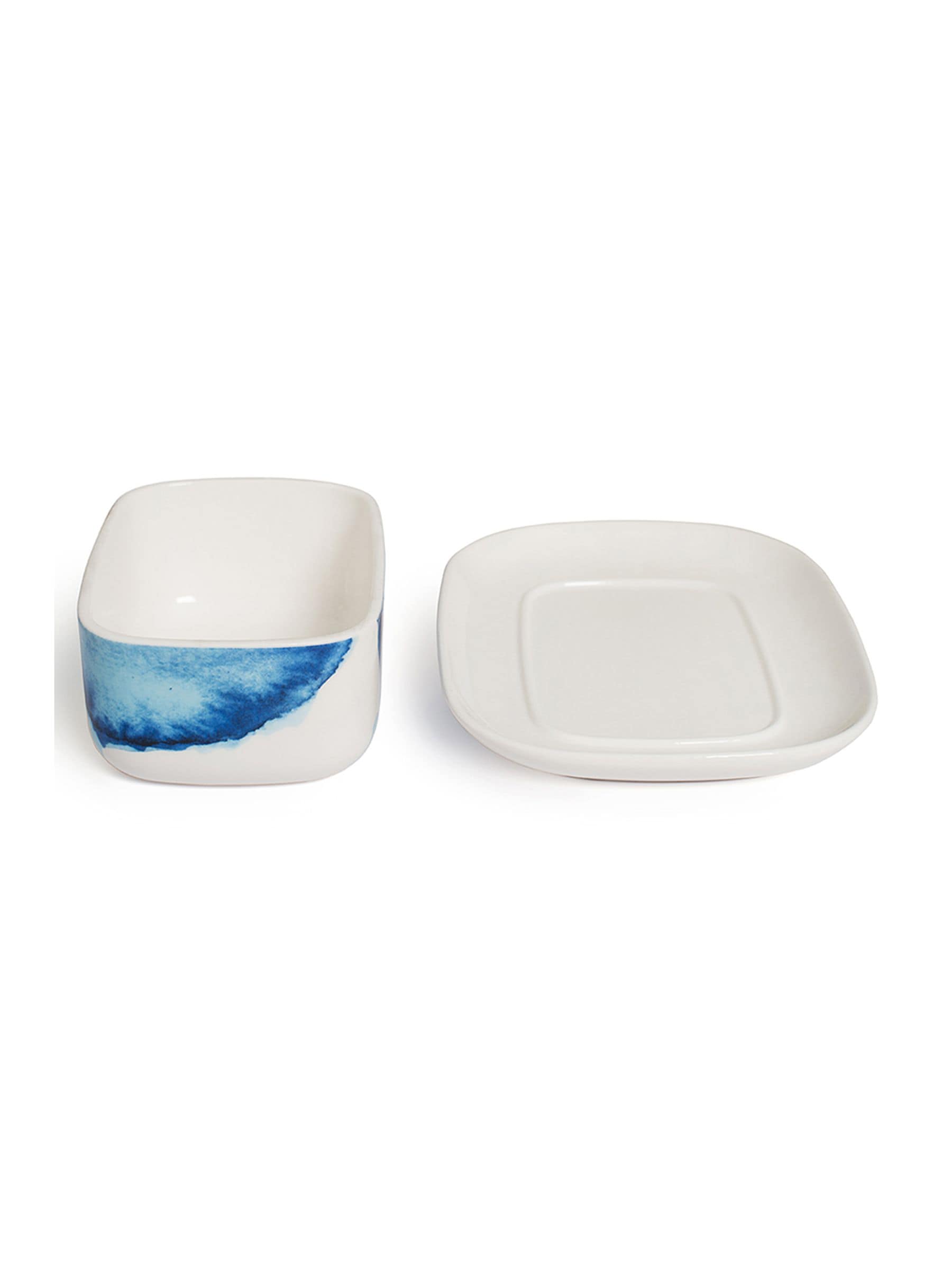 Rick Stein Blue Coves of Cornwall butter dish, imported from the UK