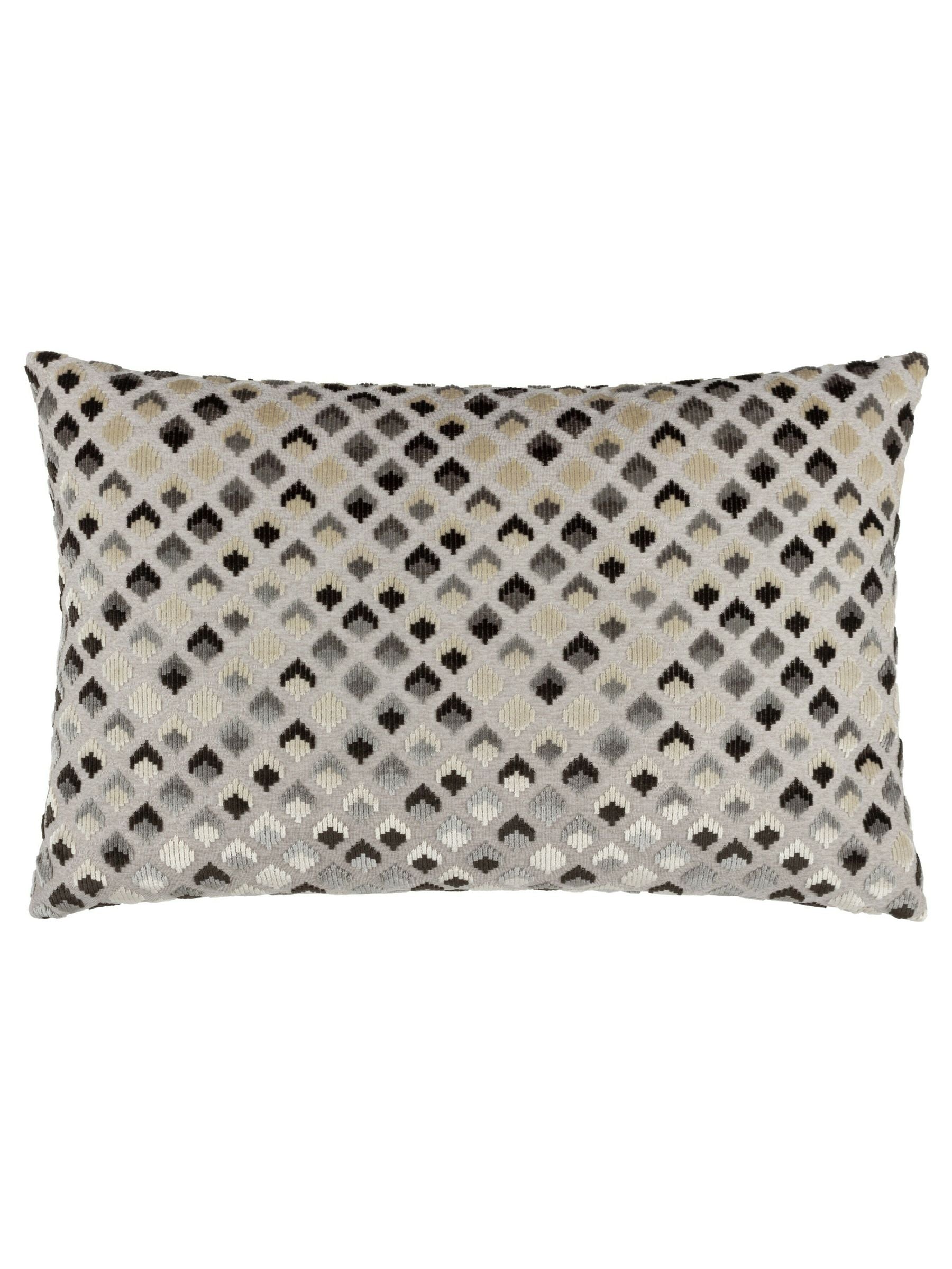 Paoletti Lexington diamond velvet cushion 40x60cm - British product