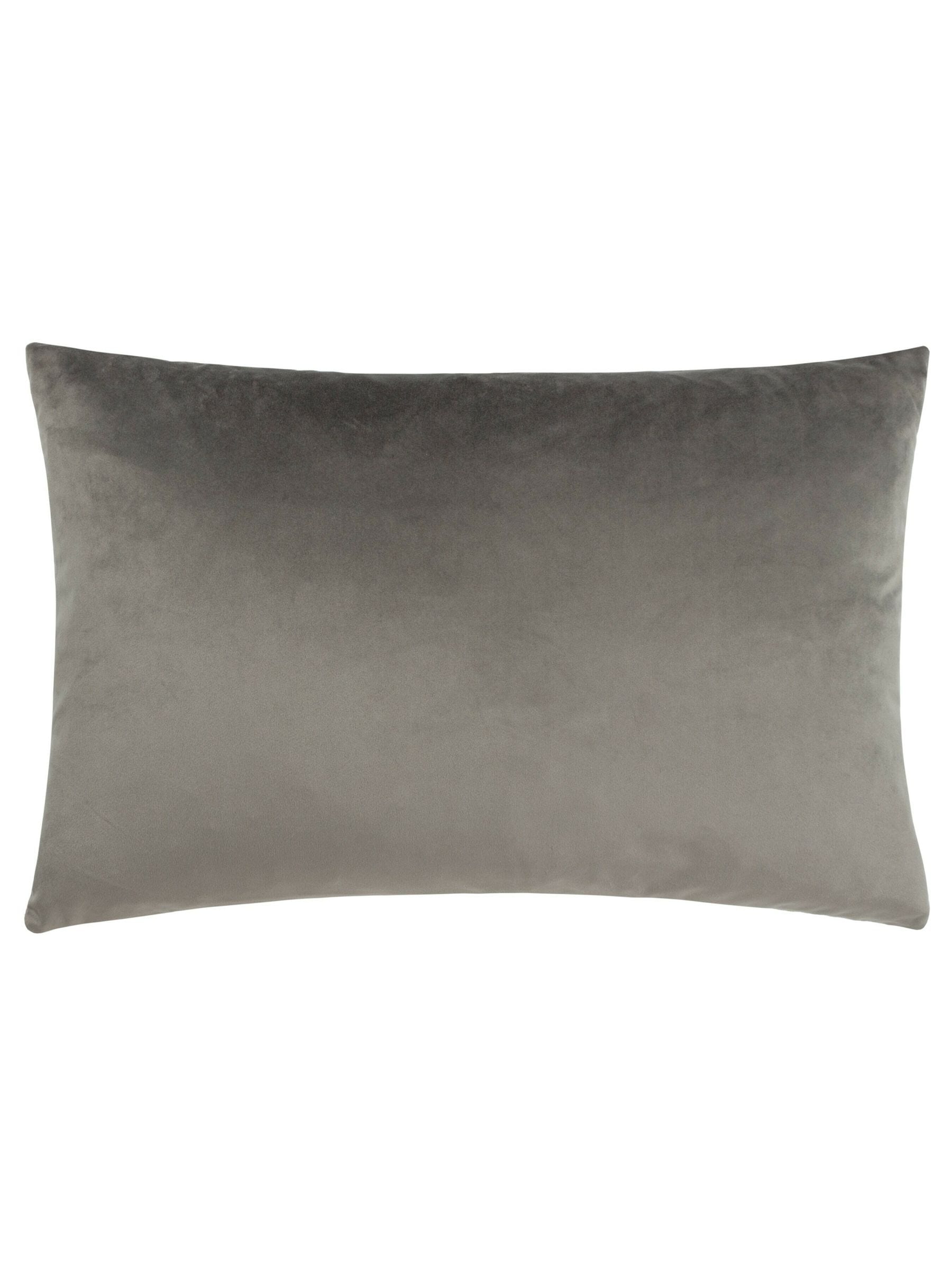 Paoletti Lexington diamond velvet cushion 40x60cm - British product