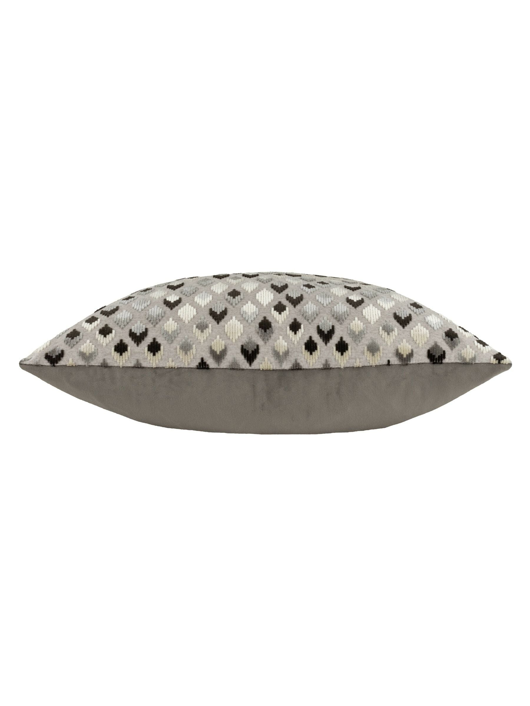 Paoletti Lexington diamond velvet cushion 40x60cm - British product