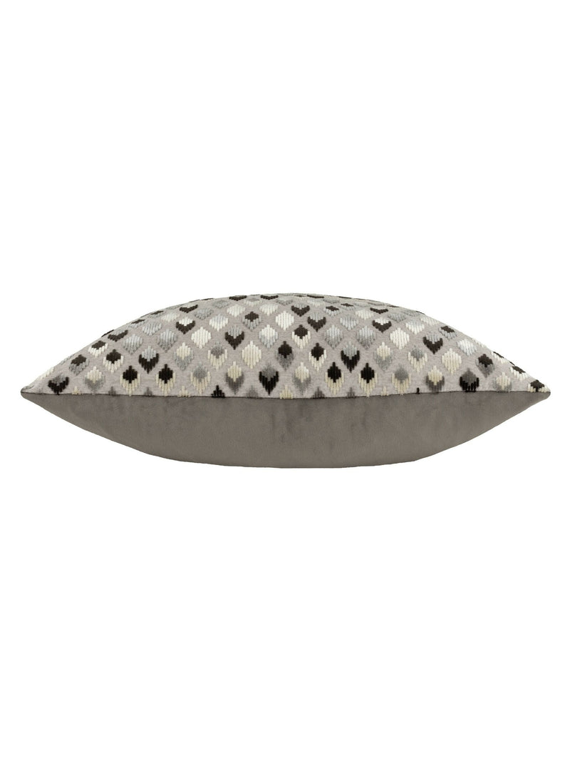Paoletti Lexington diamond velvet cushion 40x60cm - British product