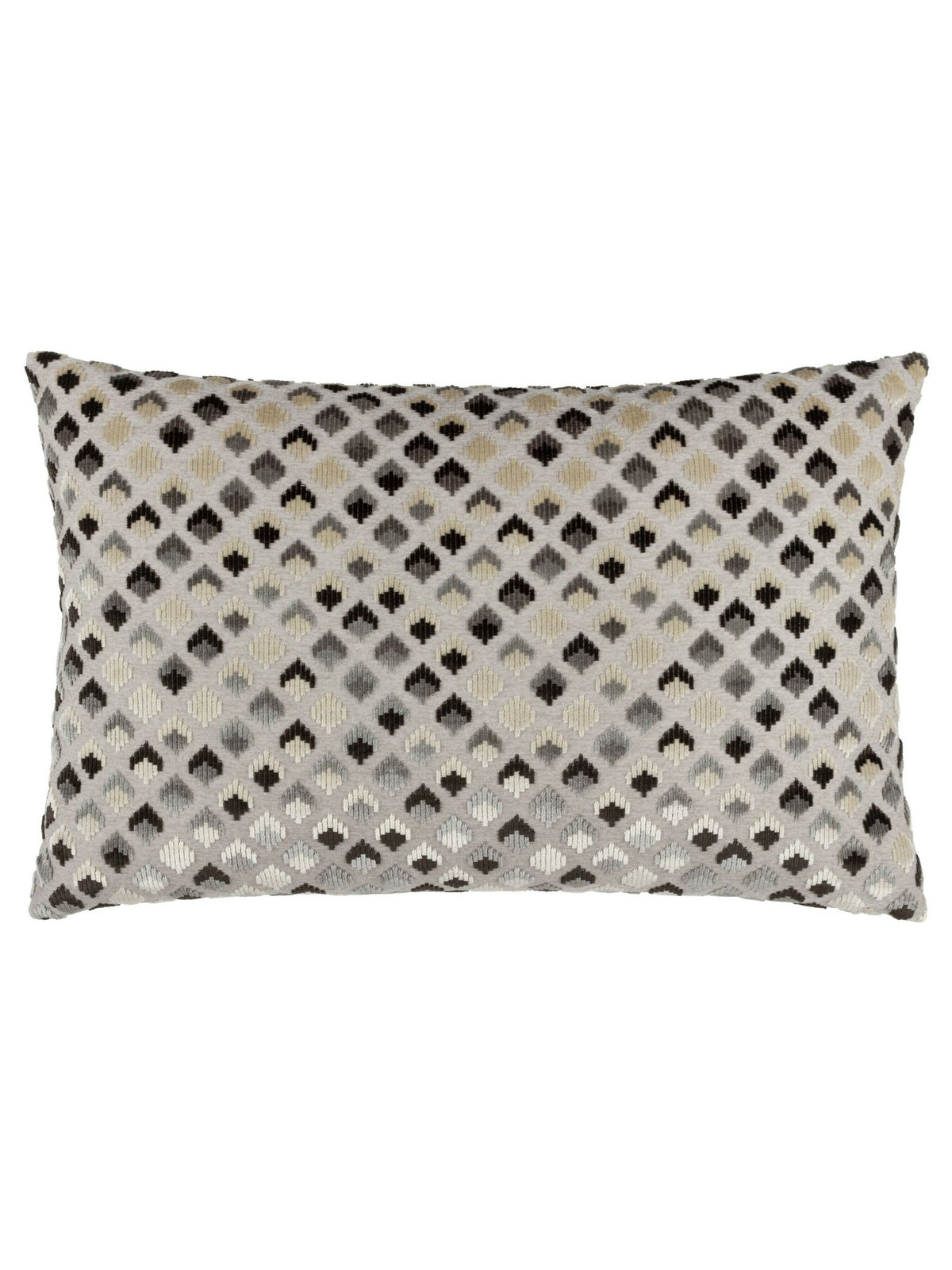 Paoletti Lexington diamond velvet cushion 40x60cm - British product