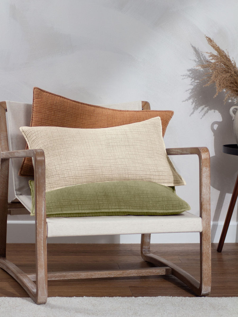 Yard Ribble cushion honey yellow 40x60cm, imported from the UK