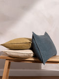 Yard Ribble cushion honey yellow 40x60cm, imported from the UK