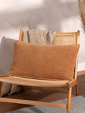 Yard Pecan Brown 40 x 60cm Ribble 100% Cotton Cushion