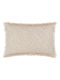 Yard Doze natural beige woven fringed cushion, UK version