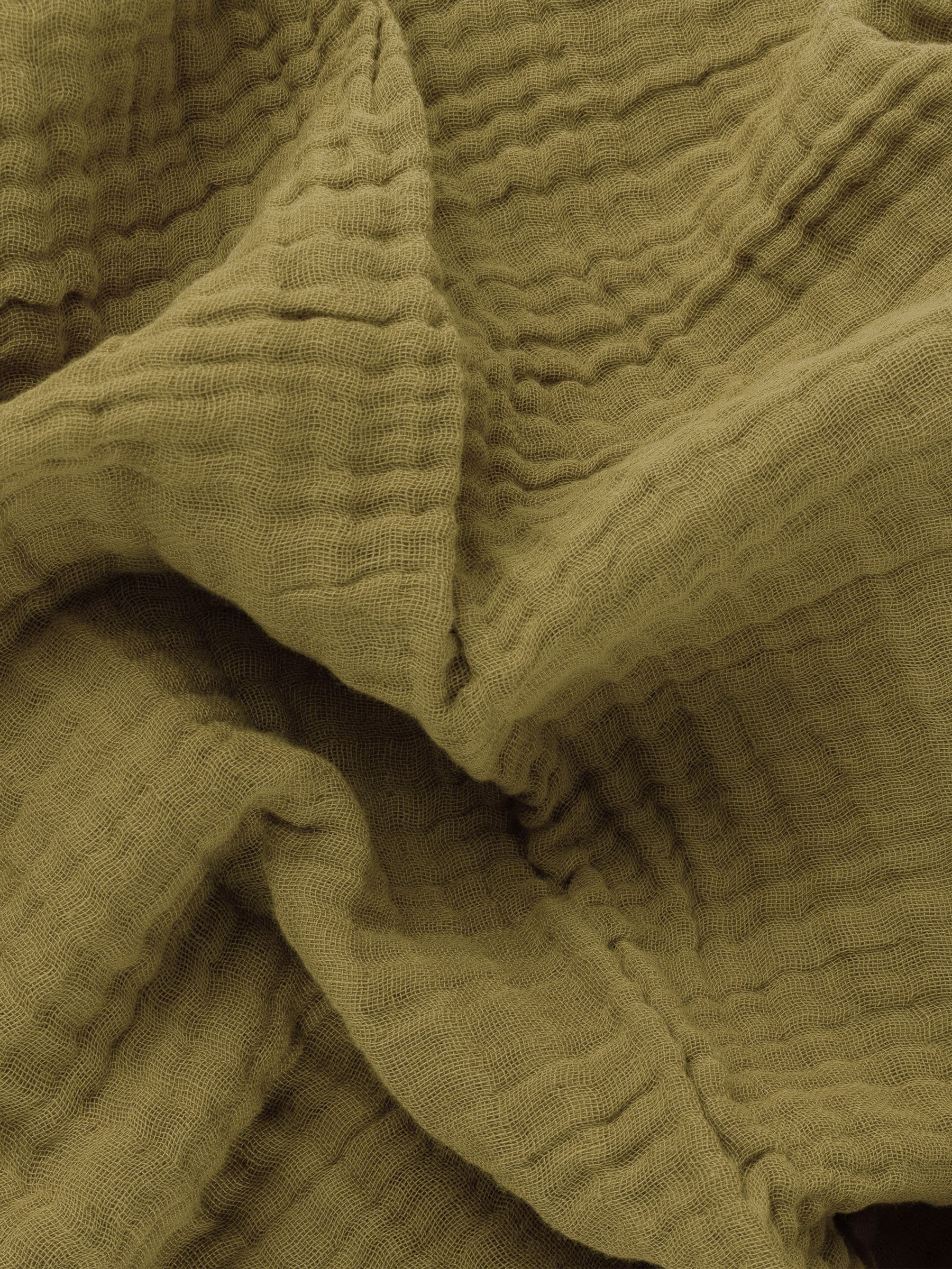 Yard oversized muslin crinkle cotton throw - British product