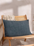 Yard Natural Beige Ribble 100% Cotton Cushion 60x40cm