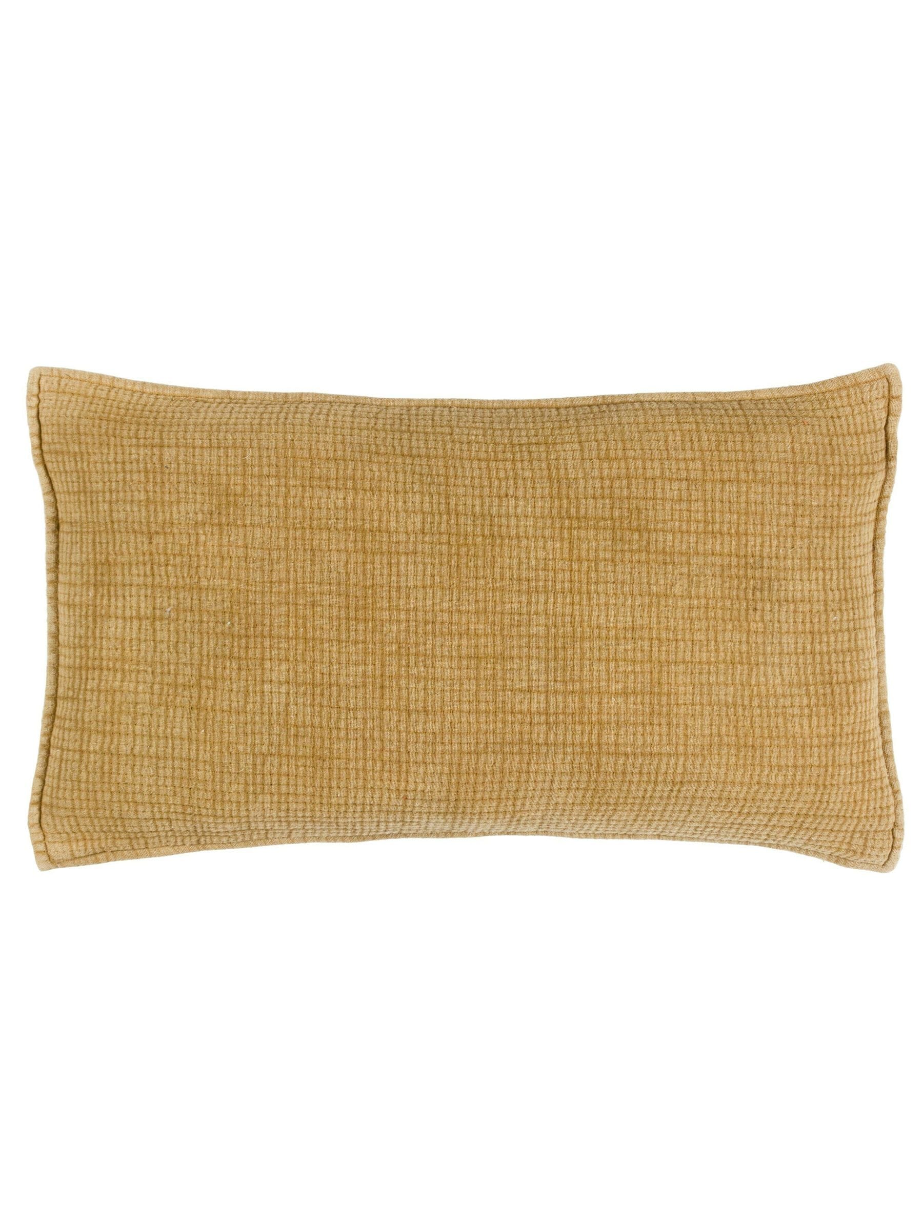 Yard Ribble cushion honey yellow 40x60cm, imported from the UK
