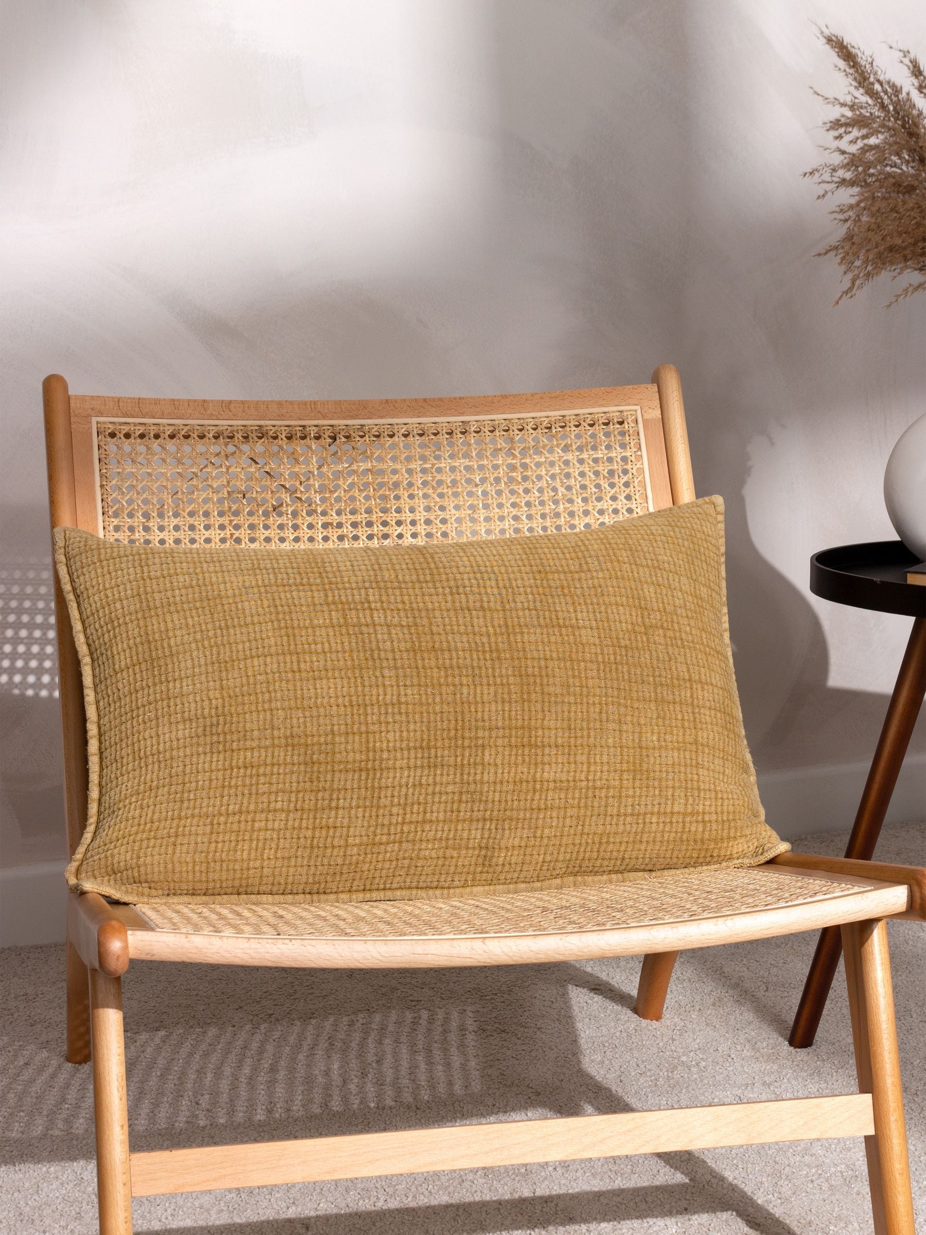 Yard Honey Yellow 40 x 60cm Ribble 100% Cotton Cushion