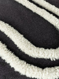 Heya Home Black Archie Tufted Cushion 45cm, UK version