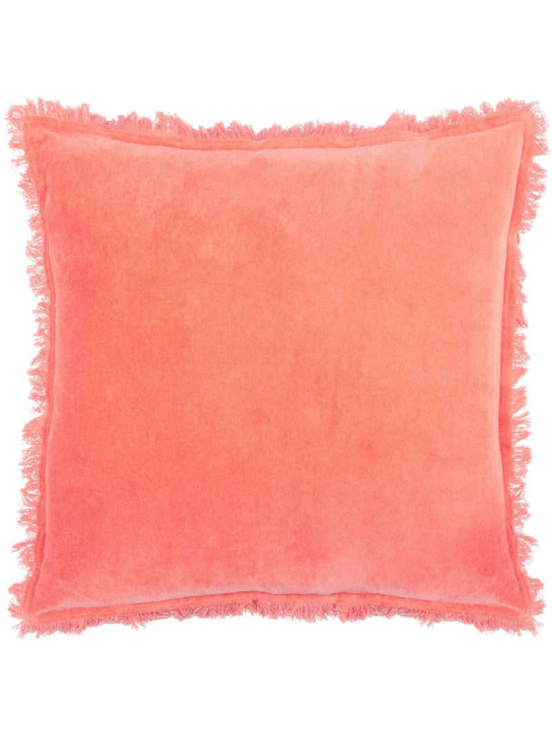 Furn coral pink Gracie filled cushion (British brand)