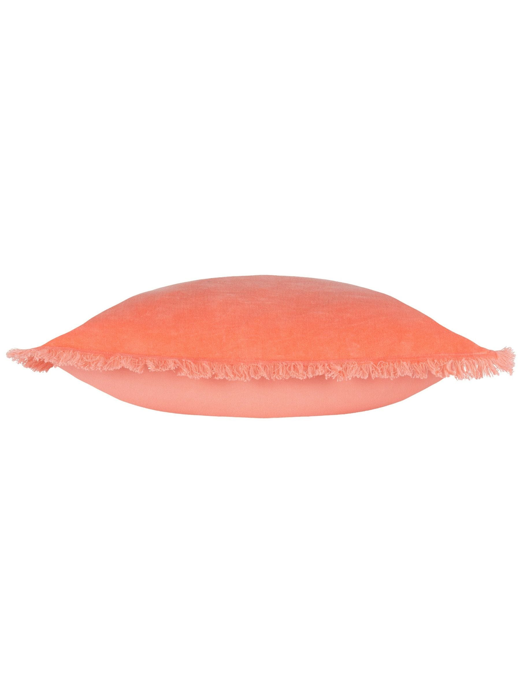 Furn coral pink Gracie filled cushion (British brand)