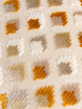 Paoletti Gold Lexington diamond velvet cushion 60x40cm, UK version