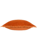 Yard Jaye fringed cushion rust orange 45x45cm - British product