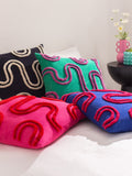 Heya Home pink Archie tufted cushion 45cm - British product
