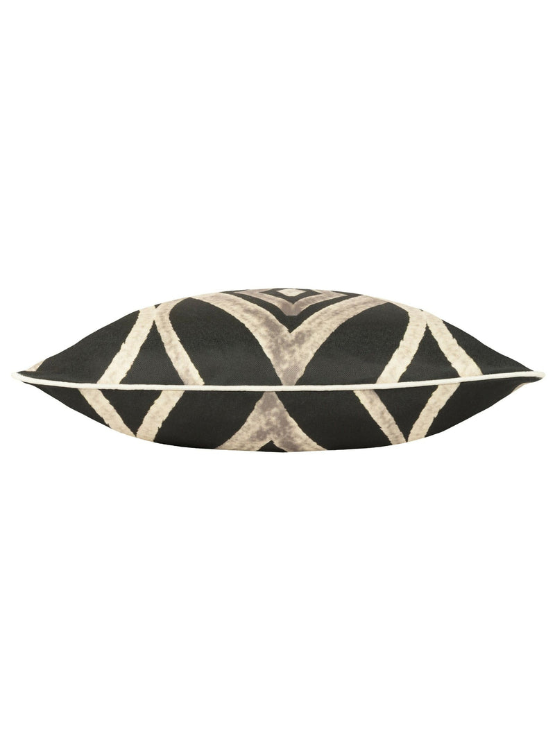 Wylder black Cape Ikat cushion 50x50cm - British product