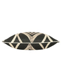 Wylder black Cape Ikat cushion 50x50cm - British product