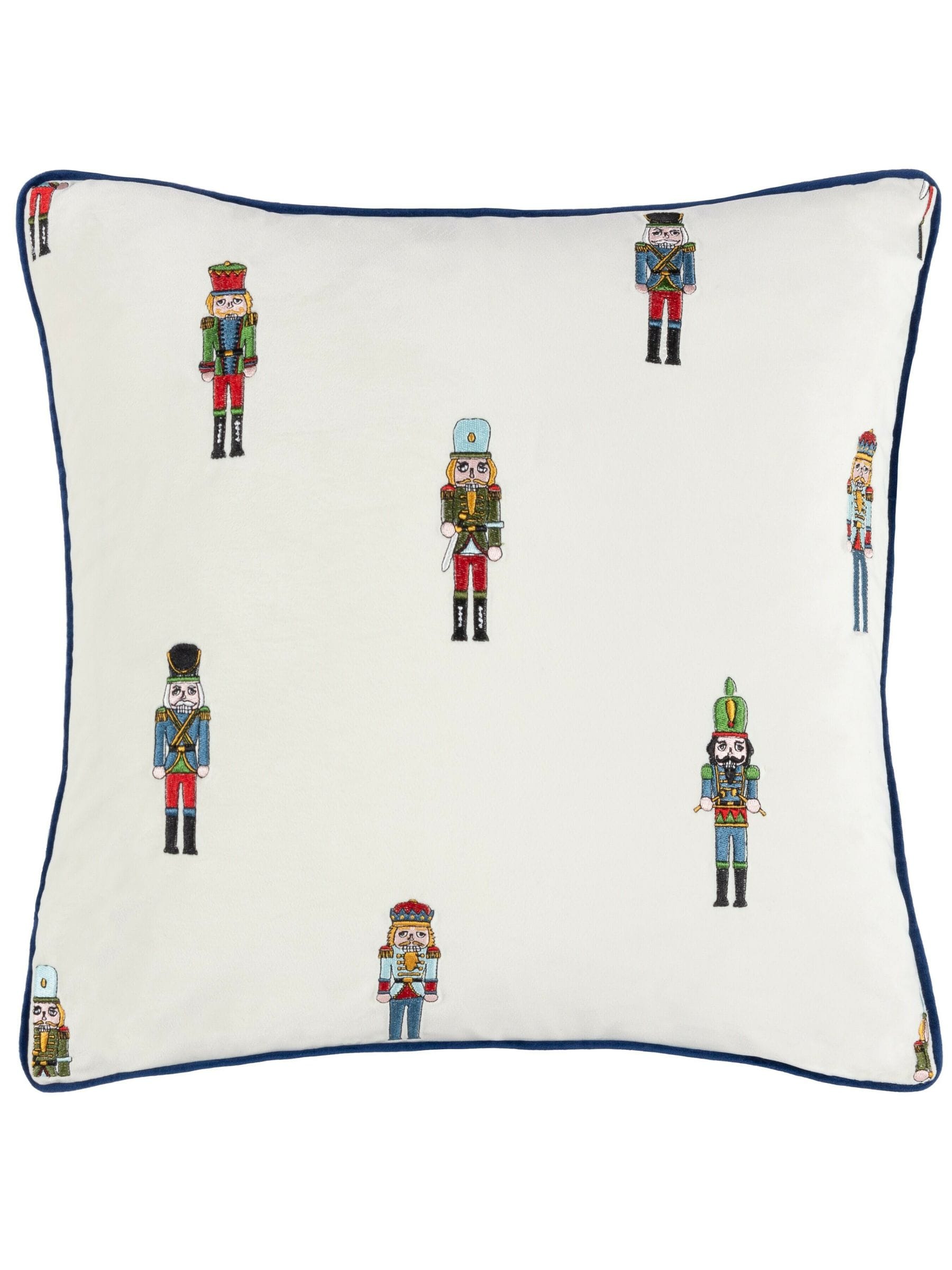 Furn embroidered nutcracker cushion 43cm - British product