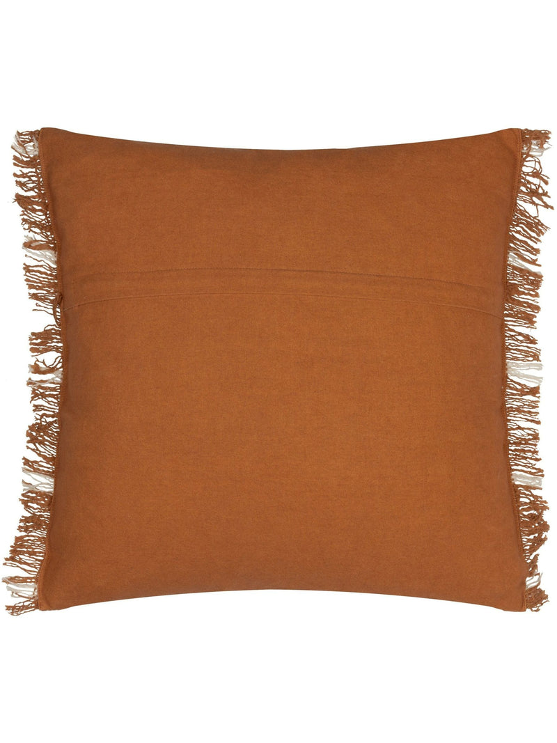 Yard Beni Check cushion Ginger Brown 45x45cm imported from the UK