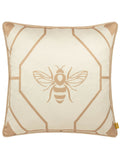 Furn Gold Bee Deco geometric cushion (British brand)