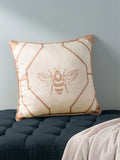 Furn Gold Bee Deco geometric cushion (British brand)