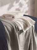 Yard cotton waffle throw 260x240cm - British product