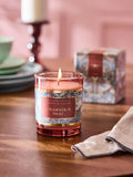 Clarke and Clarke rhubarb and rose water candle - British product